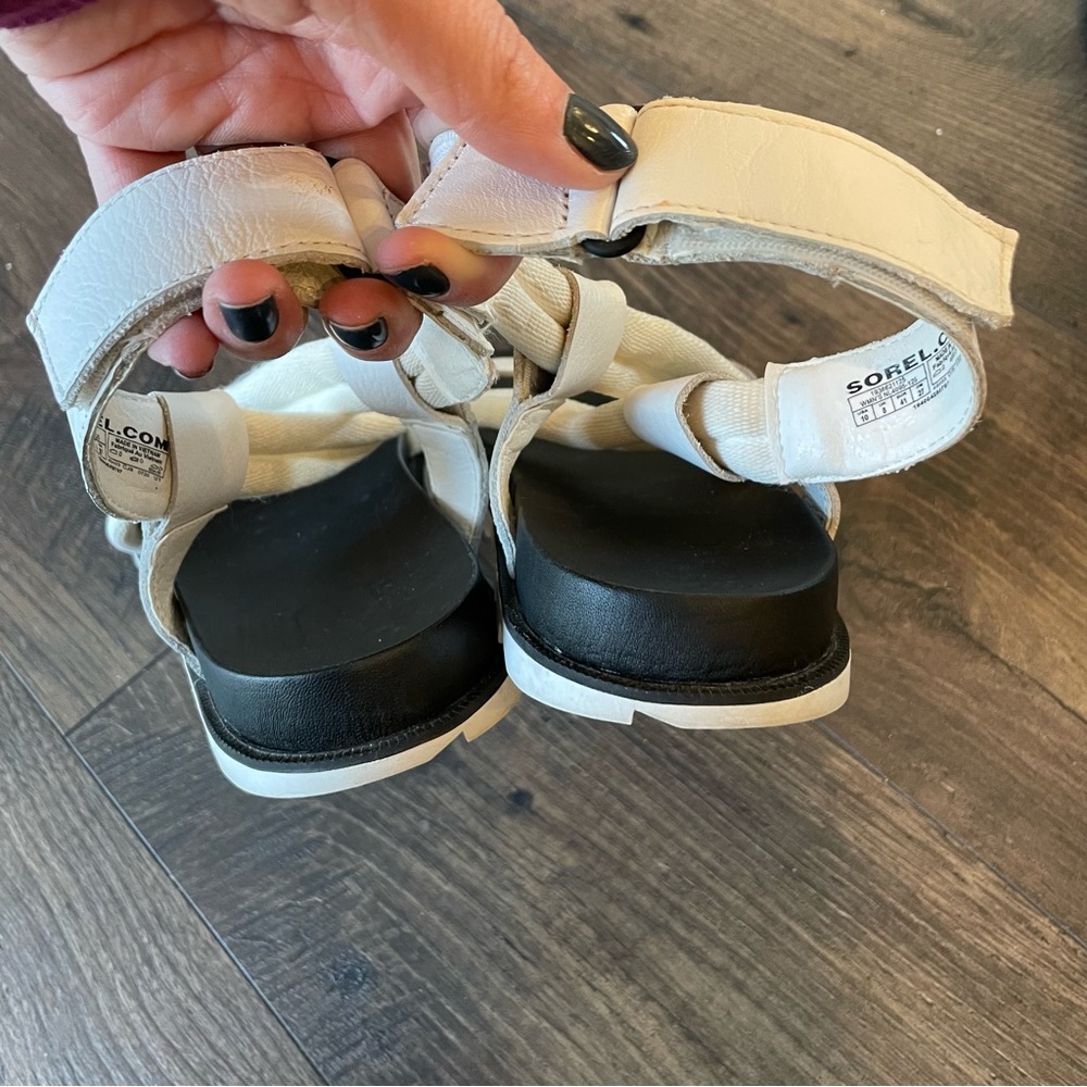 Sorel Roaming Deacon Sea Salt Sandal Size 10 - Picture 4 of 5
